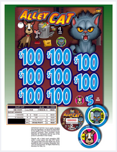 Load image into Gallery viewer, $1 Instant Pull Tabs – Alley Cat – 1,356 Count
