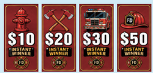 Load image into Gallery viewer, $2 Pull Tab Game – Fireman's Fund – $200 | 285 Count
