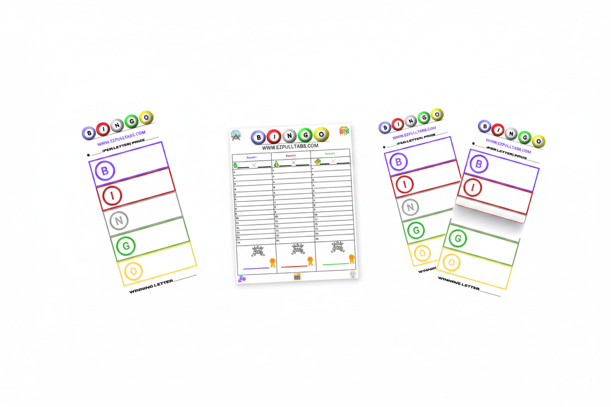 Bingo Notepads & Accessories for Events & Fundraisers – EZPULLTABS.COM
