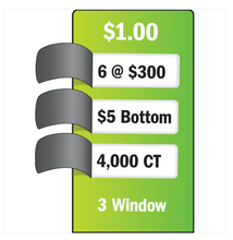 Load image into Gallery viewer, $1 Instant Pull Tabs – Cash Hunter – $300 Top Prize | 4,000 Count
