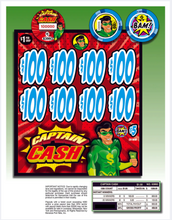 Load image into Gallery viewer, $1 Instant Pull Tabs – Captain Cash – 1,356 Count
