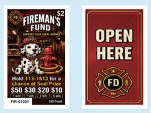 Load image into Gallery viewer, $2 Pull Tab Game – Fireman's Fund – $200 | 285 Count
