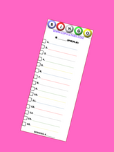 Load image into Gallery viewer, 2x  1-15 BINGO Notepads a
